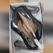 Nine West Shoes | Nine West Astoria Metallic Heel Size 8 | Color: Black/Gray | Size: 8