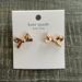 Kate Spade Jewelry | Brand New! Kate Spade Rose Gold Skinny Mini Bow Studs | Color: Gold/Pink | Size: Os