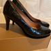 Nine West Shoes | Nine West Black Platform Pump Heel Size 7 3.75” Heel | Color: Black | Size: 7