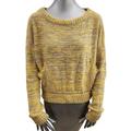 Free People Sweaters | Free People Yellow Gold Grey Longsleeve Sweater Top Small | Color: Gold/Gray | Size: S