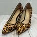 Jessica Simpson Shoes | Jessica Simpson Animal Print Heels | Color: Black/Brown | Size: 7