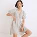 Madewell Dresses | Nwot Madewell Sophia Mini Dress In Eyelet Stripe | Color: Gray/White | Size: Xxs