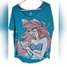 Disney Tops | Disney Parks Medium T-Shirt Little Mermaid | Color: Blue | Size: M