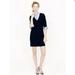 J. Crew Dresses | J. Crew 100% Wool 3/4 Sleeve Shift Dress - Navy Blue - Size 0 | Color: Blue | Size: 0