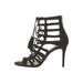 Michael Kors Shoes | Designer Michael Kors Collection Black Stiletto Heels Suede Sandals/Ankle Boots | Color: Black | Size: 8.5