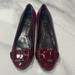 Burberry Shoes | Burberry Euc Patent Leather Flat/Size 36 | Color: Red | Size: Euro Size 36