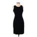 J.Crew Factory Store Casual Dress - Sheath: Black Solid Dresses - Women's Size 2