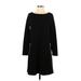Gap Casual Dress - Sweater Dress: Black Dresses - Women's Size Small