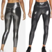 Nike Pants & Jumpsuits | Nwt Nike One Icon Clash Shimmer 7/8 Leggings Metallic Pants Size 2x | Color: Gray | Size: 2x