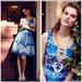 Anthropologie Dresses | Anthropologie Plenty By Tracy Reese Azure Blue Lace Dress Size 2 Or 4 See Below | Color: Blue/White | Size: 4