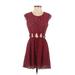 Lovers + Friends Cocktail Dress - A-Line: Red Print Dresses - New - Women's Size X-Small