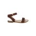 Forever 21 Sandals: Brown Solid Shoes - Women's Size 6 - Open Toe