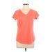 New Balance Active T-Shirt: Orange Activewear - Women's Size Large