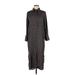 Banana Republic Factory Store Casual Dress - Shirtdress: Black Print Dresses - New - Women's Size Small Petite