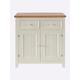 Kommode HEINE HOME Sideboards Gr. B/H/T: 84 cm x 85 cm x 37 cm, beige (creme, natur) Kommode