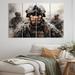 Williston Forge Military in the Line II - Army Metal Wall Art Prints Set Metal in Gray | 28 H x 48 W x 1 D in | Wayfair