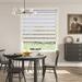 Symple Stuff Zebra Semi-Sheer Roller Shade Synthetic Fabrics | 82 H x 73 W in | Wayfair 9DB4576D12EC480ABE18704D61B1E21B