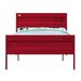 17 Stories Kamloops Full Platform Bed Metal in Red | 44.5 H x 56.5 W x 79.5 D in | Wayfair 2E1F02D92AD7483E9E73CA8CBB8ECEFA