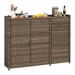 Latitude Run® Anthe 39.75" Wide Server in Brown | 47.63 H x 39.76 W x 15.74 D in | Wayfair 3C1C7CC5C84E472DA4153021A03C7B68