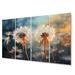 Latitude Run® Dandelion Morning Moments II - Floral Metal Wall Art Living Room Set in Green/White | Wayfair 358819EF64084B4998F0324481117F99