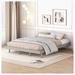 Ebern Designs Reisel Floating Platform Bed Frame Wood in Gray | 10.5 H x 62.8 W x 82.7 D in | Wayfair F01482D94BEF4431B681A318F4186505