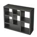 Millwood Pines Centeria Bookcase Wood in Black | 35.75 H x 13.75 W x 43.25 D in | Wayfair 590F2B5971F5406E804F0F3005182CD7