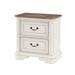 Ophelia & Co. Bowmansville Solid Wood+MDF Nightstand Wood in Brown/White | 32 H x 31 W x 21 D in | Wayfair C13CD1915F75497CB6FE2CF020EB7D9C