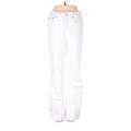 Madewell Jeans - Mid/Reg Rise: White Bottoms - Women's Size 25 - White Wash