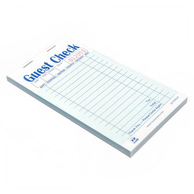 AmerCareRoyal GC7000-2 Guest Check - (2) Parts Booked, (17) Lines, 2-part Booked, Carbonless Paper