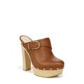 Alek Clog - Brown - Veronica Beard Heels