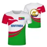 Sommer Eritrea T-Shirts Eritrean Flagge Emblem 3d gedruckt Männer Frauen Mode übergroße Kurzarm