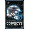 NFL Dallas Cowboys - Neon Helmet 23 Wall Poster 22.375 x 34
