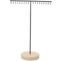 Metal Clothes Rack Jewelry Display Stand Desktop Organizer Shelf Necklace Holder Wrought Iron