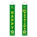 St. Patrick s Day Irish Holiday Porch Sign Welcome Home Door Curtain Banner Decoration Door Hanging Painting Hanging Flag Decoration St. Patrickâ€™s Day Green Irish Decorations Party Fun Clearance