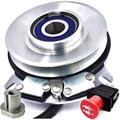 HD Switch 539105406 105406 HiTorque Upgrade Billet Pulley Clutch & 10A PTO Switch fits 5218-83 5218-305 Husqvarna Dixon Yazoo Keys Craftsman Sears Massey Poulan Roper w/Larger Replacable Bearing Mower