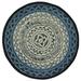 Casavani Round Cotton Home Decor Kilim Blue Dining Room Carpets Outdoor Rugs 5x5 feet