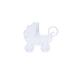 Set of 24 pcs Clear Plastic Baby Carriage Baby Shower Party Favor Candy Holder Gift Box 2.5in - 2.5" H x 3" W x 0.75" DP