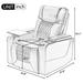 Home Theater Seating Power Motion Recliner w/USB Port & Tray Table