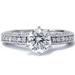 Pompeii3 1 5/8ct Vintage Heirloom Diamond Engagement Ring 14K White Gold