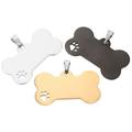 Stainless Steel Dog Tags Pet Listing Cat Engraved Identity Choker Outdoor Hanging Decor Tabs Pendant 3 Pcs