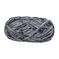 Tachiuwa Chunky Yarn Bulky Yarn Arm Knit Yarn Thickness 6mm Tube Giant Yarn Bulky Giant Wool Yarn Weight Yarn for Hats Craft Bed Fence Dark Gray