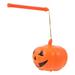 Halloween Gifts Pumpkin Lantern Lights up Jack Orange Chandelier Decoration Haunted House Lamp LED Tealight Child