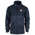 Men's Dunbrooke Heather Navy Houston Astros Explorer Full-Zip Jacket