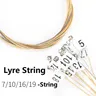 7/10/16/19/21-String Lyre String set Lyre arpa Strings accessori strumento musicale String Green