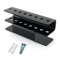 8 Holes Acrylic For Dart Display Stand Holder For Dart Organiser Station Ledge (black)