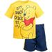 Disney Winnie the Pooh Toddler Boys T-Shirt and Mesh Shorts Outfit Set Toddler