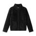 Girls Hooded Coat Christmas Gift Girls Fleece Jacket Children Warm Cozy Outwear Full-Zip Front with Pockets Save Big