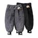 Godderr Baby Newborn Girls Winter Pants Toddler Warm Pants Flower Corduroy Pants Trousers for 0M-6Y