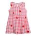 EHQJNJ Baby Girl Outfit Set Winter Summer Toddler Girls Sleeveless Sundress Strawberry Prints Ruffles Dress Casual Dress Clothes Pink Pattern Toddler