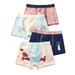 KYAIGUO baby Boys Cartoon Boxer Briefs 4PCS kids Toddler Pure Comfort Underwear combed cotton fabric Boxer Briefs